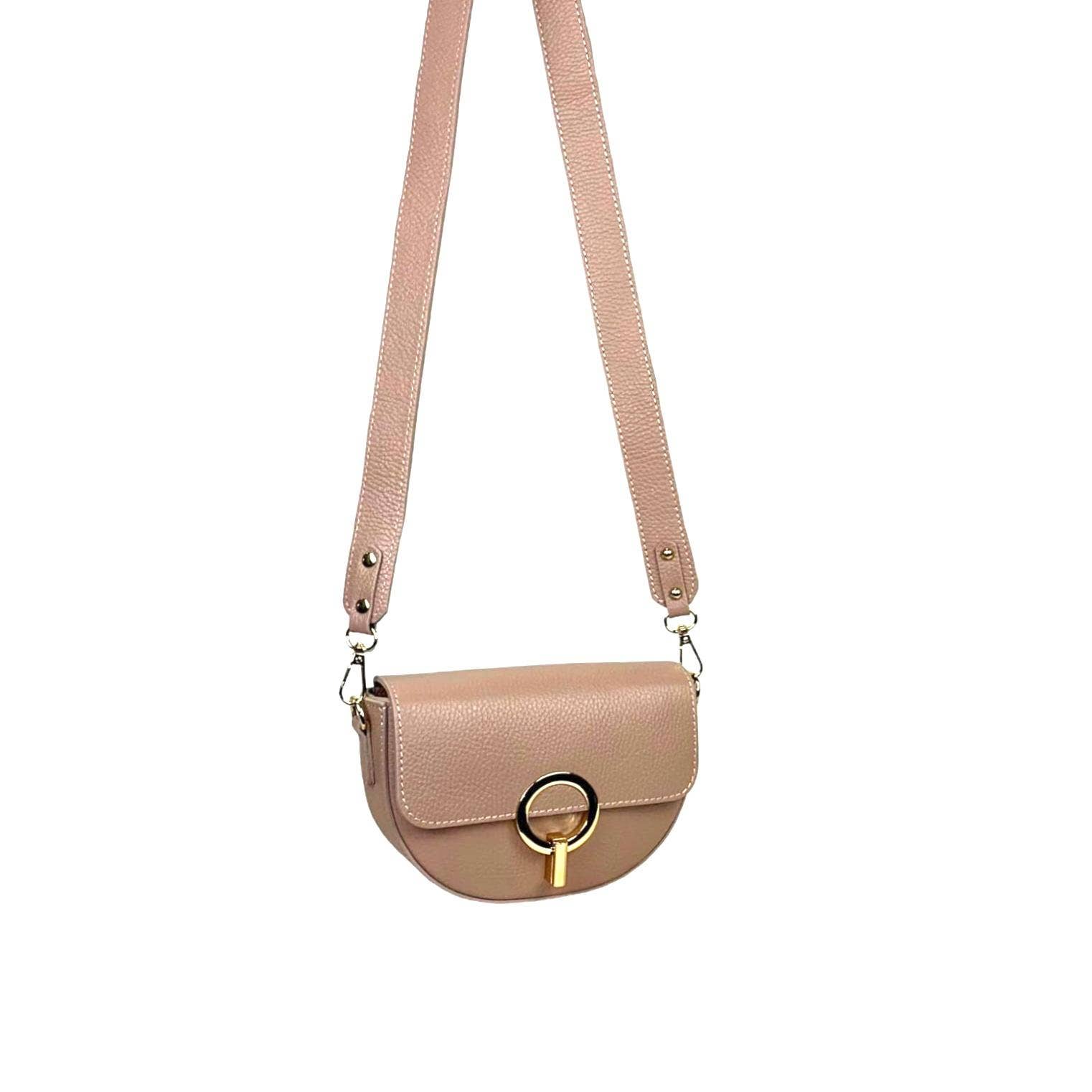 Chenson & Gorett - Wholesale Crossbody Bag - Women's - Women's Italian Leather Shoulder Bag with Twist Flap9