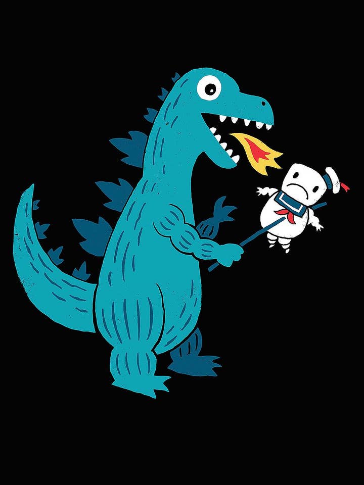 „Everyone loves Marshmallows” - Wanddecoratie met canvasprint voor wholesale door Image Conscious, LLC