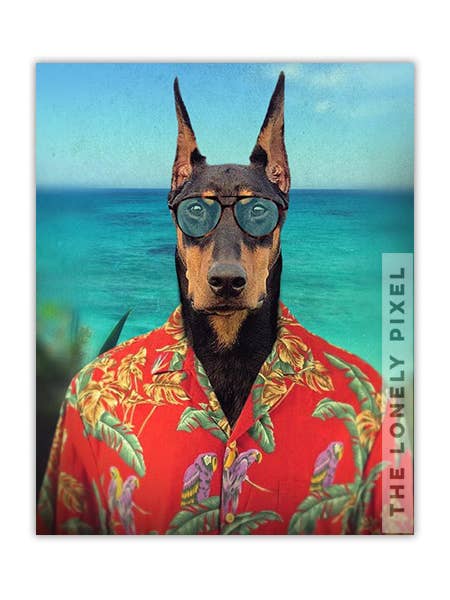 Dobernum PI - Doberman Dog 8x10 Photography Art Print for wholesale by The Lonely Pixel