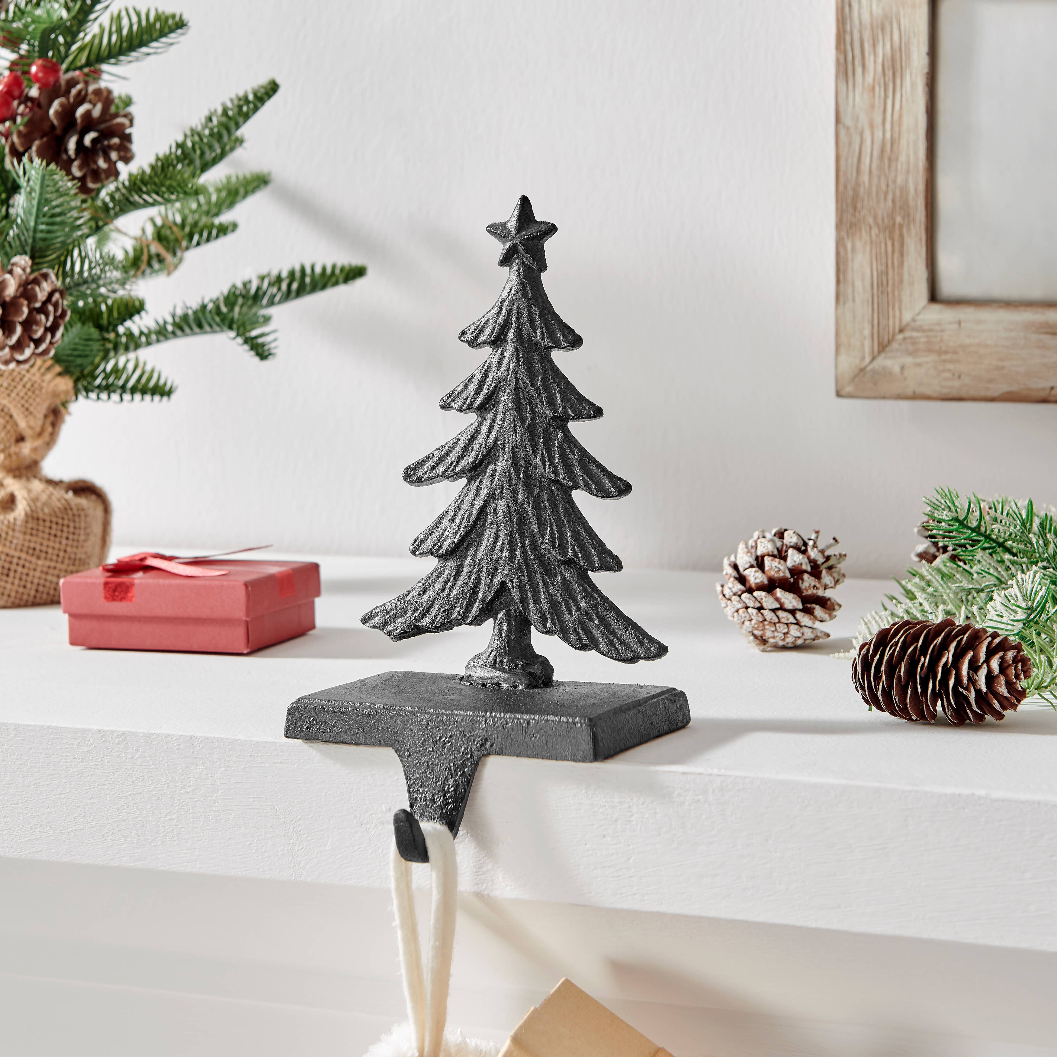 Danya B - Wholesale Christmas Decoration - Holiday Sculpture Christmas Mantel Stocking Hook Set of 33