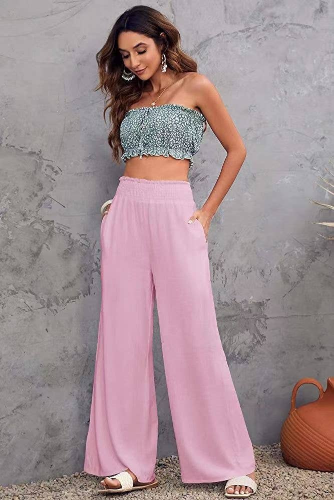 Miss Sparkling - Wholesale Pants - Women's - Palazzo pants1