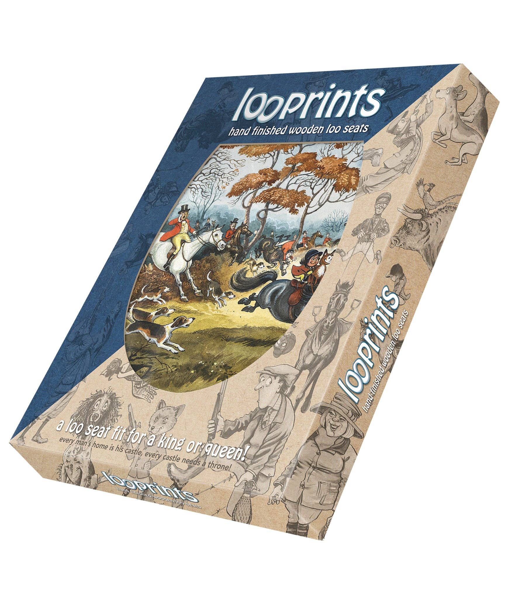 LOOPRINTS - Vendita all'ingrosso Coprisedile per WC - Sedile WC con chiusura ammortizzata - Horse & Pony Riding Gifts & Decor FC3