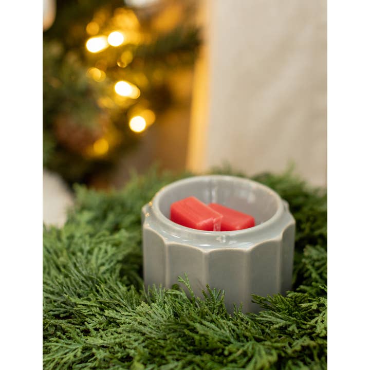 Bridgewater Candle Company - Wholesale Wax Warmer - Grey Banded Wax Warmer