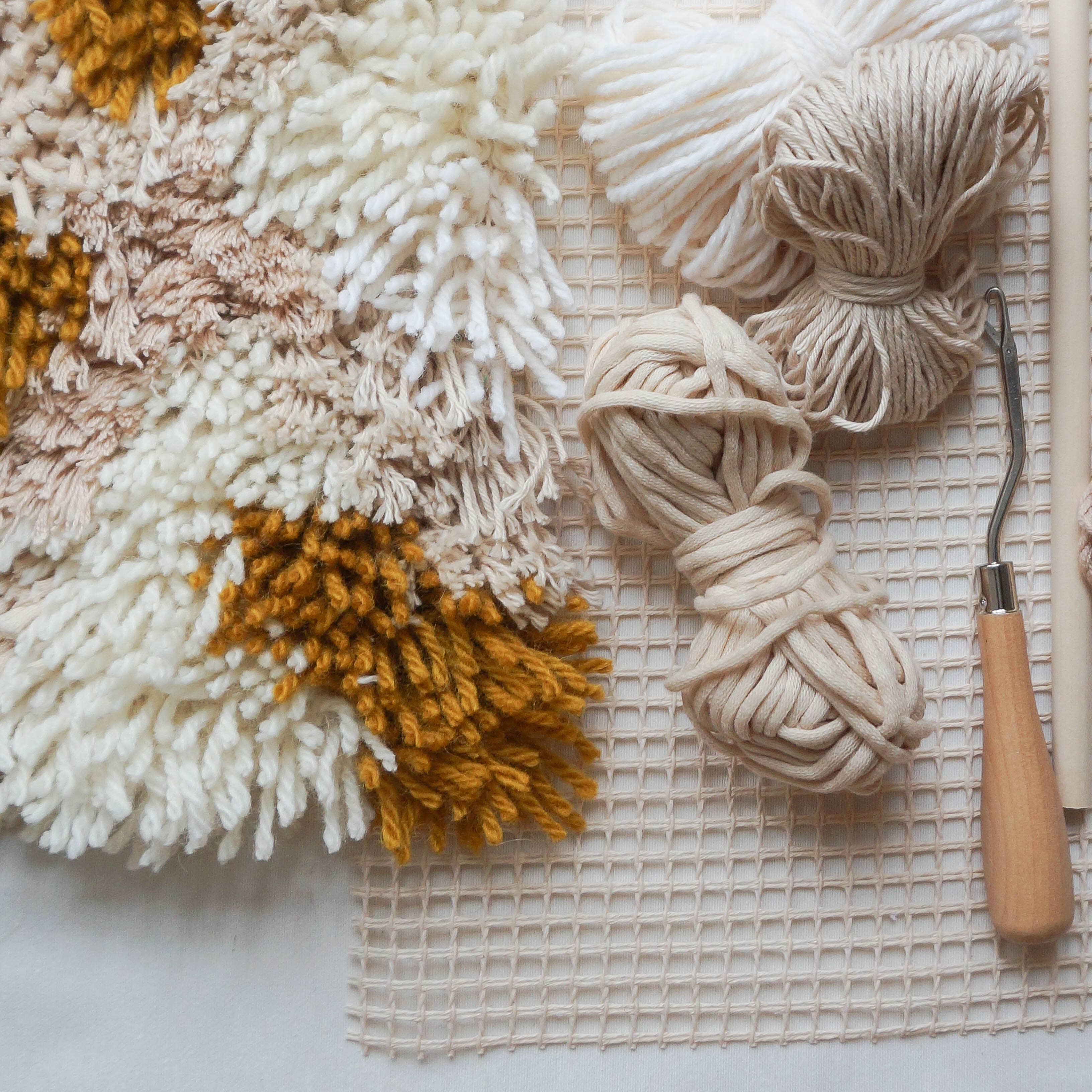 Living Fibers – wholesale DIY craft kit – Savanna Latch hook kit4