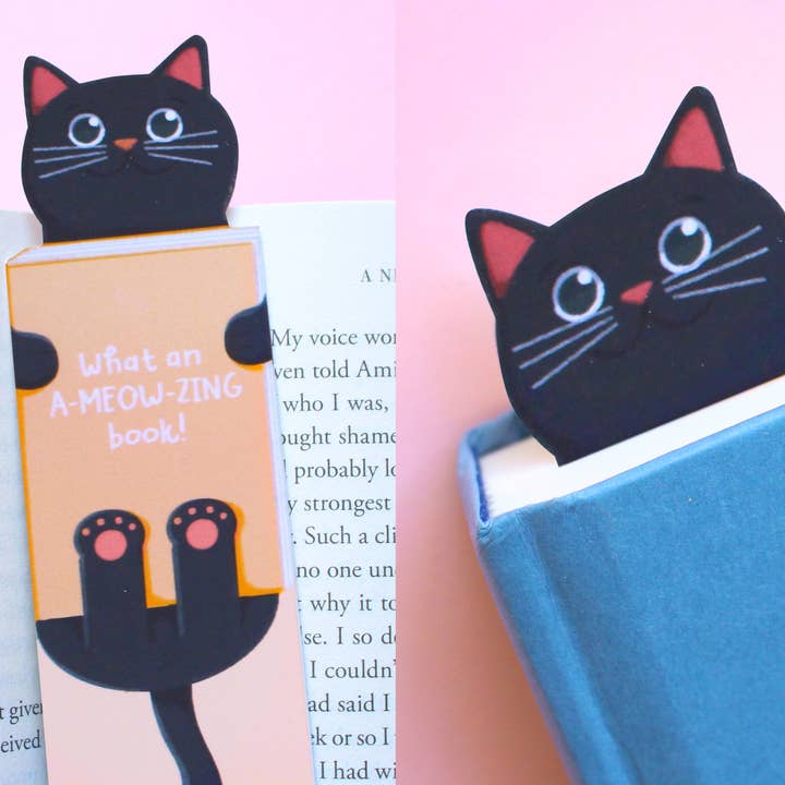 Vanessa Forte Art - Wholesale Bookmark - Black Cat Bookmark