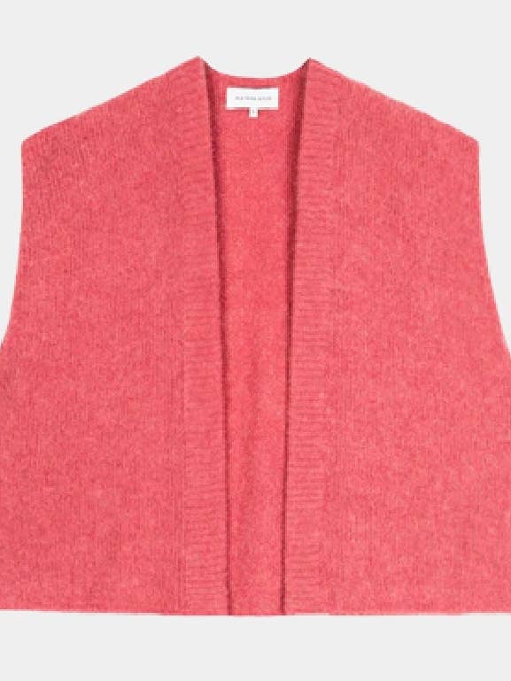 CARDIGAN BESCO ruby for wholesale by Maison Anje