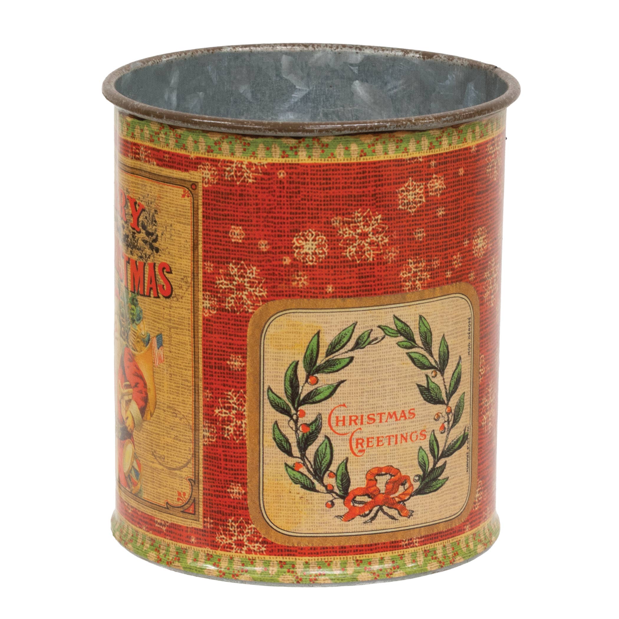 Col House Designs - Vente Décoration de Noël - Santa Can-étain4