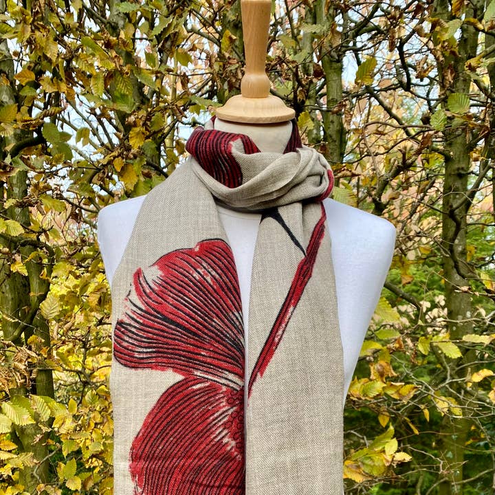 DIWALI PARIS - Wholesale Scarf – Women's - CAMELIA SCARF - 80% WOOL / 20% SILK1