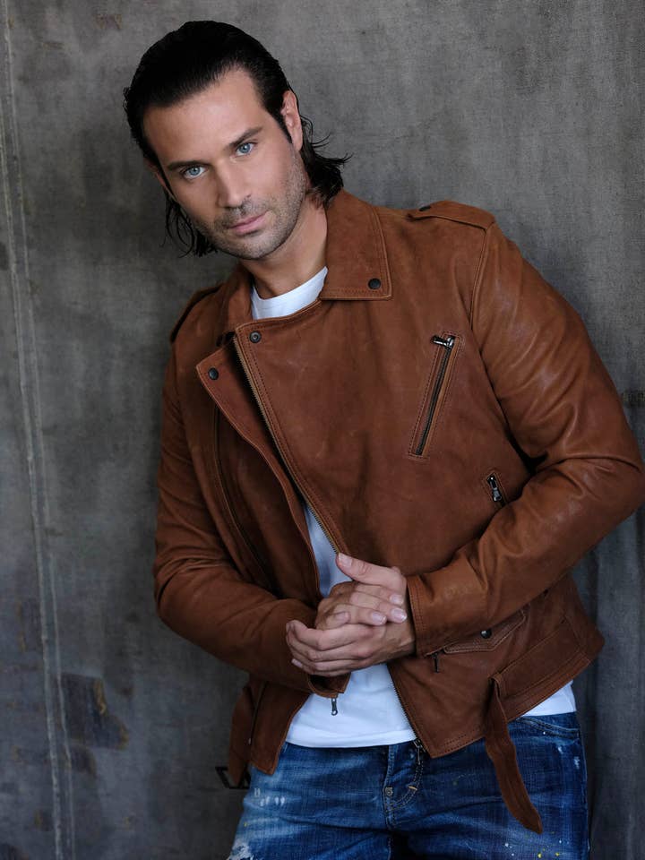 Three Pocket Nail - Men's Leather Nail Antique Effect for wholesale by Michelangelo srls