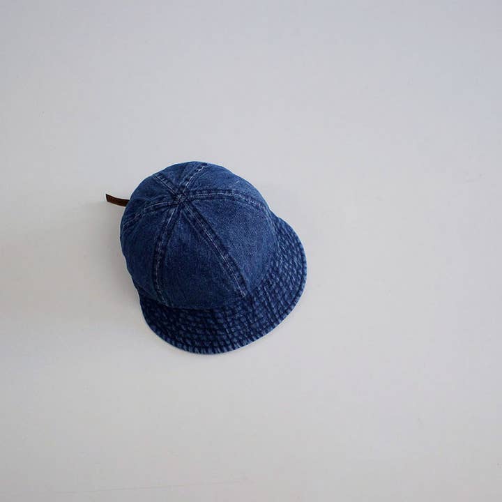 ACCITY - Wholesale Baseball Cap - Kids - Kids Simple Denim Baseball Cap Soft Brim Sun Hat CWAH29122