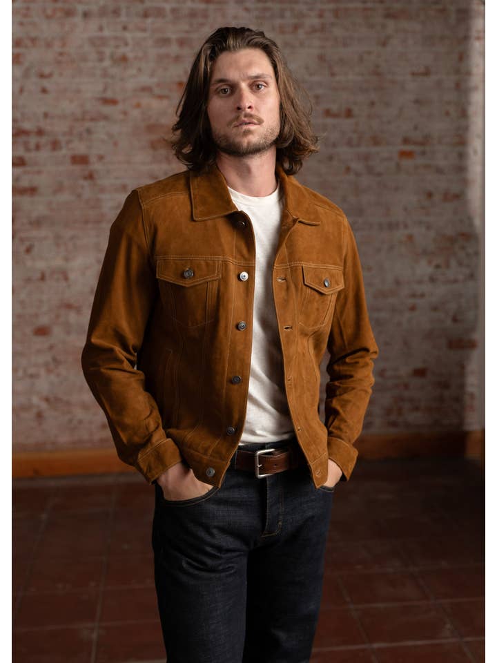 Iron & Resin - Vente Veste – homme - Veste en daim de chèvre Highwayman3