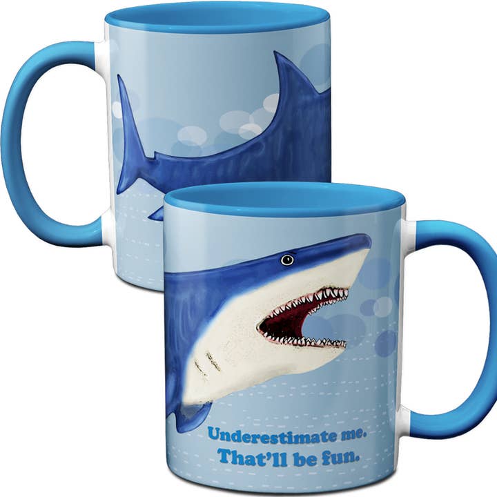 Shark Underestimate Mug for wholesale by Pithitude
