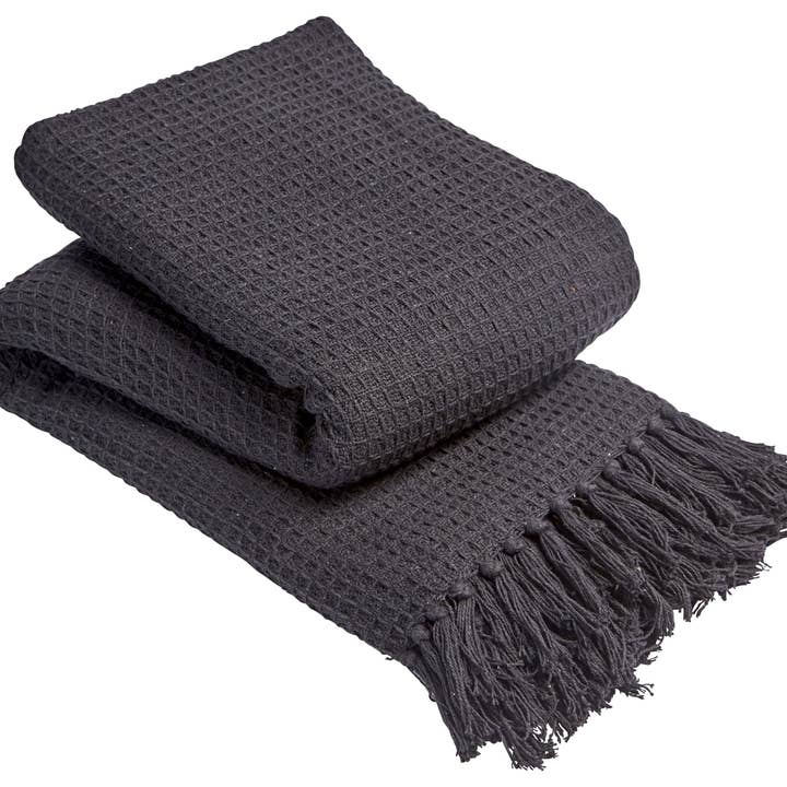 LOOMWORKS LTD – wholesale Throw blanket – Lisbon Pure Cotton Honeycomb Throw10