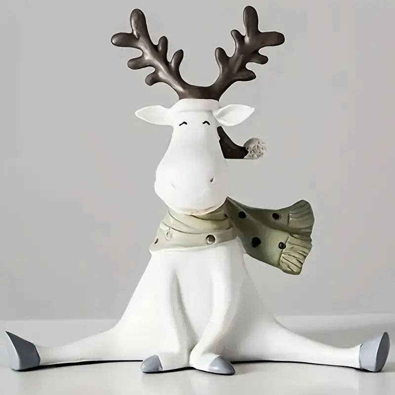 Huis Van Merken – wholesale Skulptur – Hartsfigur i harts - Handmålad prydnadsfigur för heminredning och present1