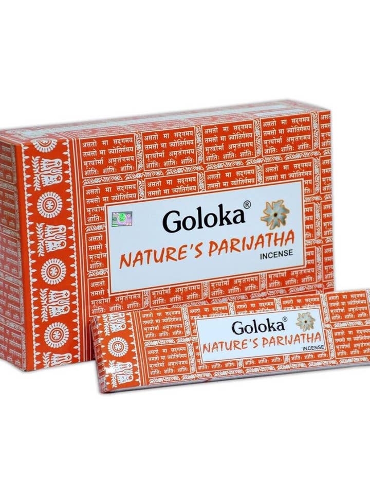 Goloka Nature's Incense 15g Parijatha for wholesale by AUM Fragrances