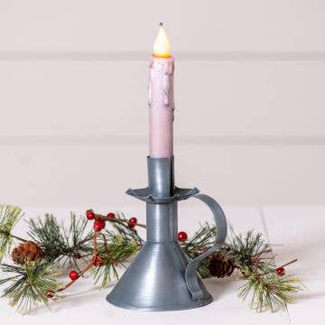 Irvin's Tinware - Wholesale Candle Holder - Candle Stand in Antique Tin