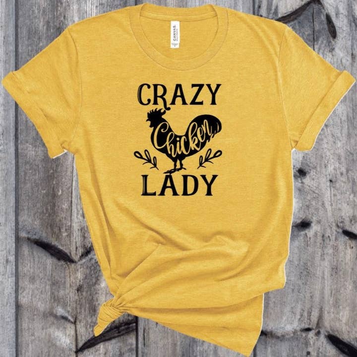 CRAZY CHICKEN LADY for wholesale by Sikkema Tees
