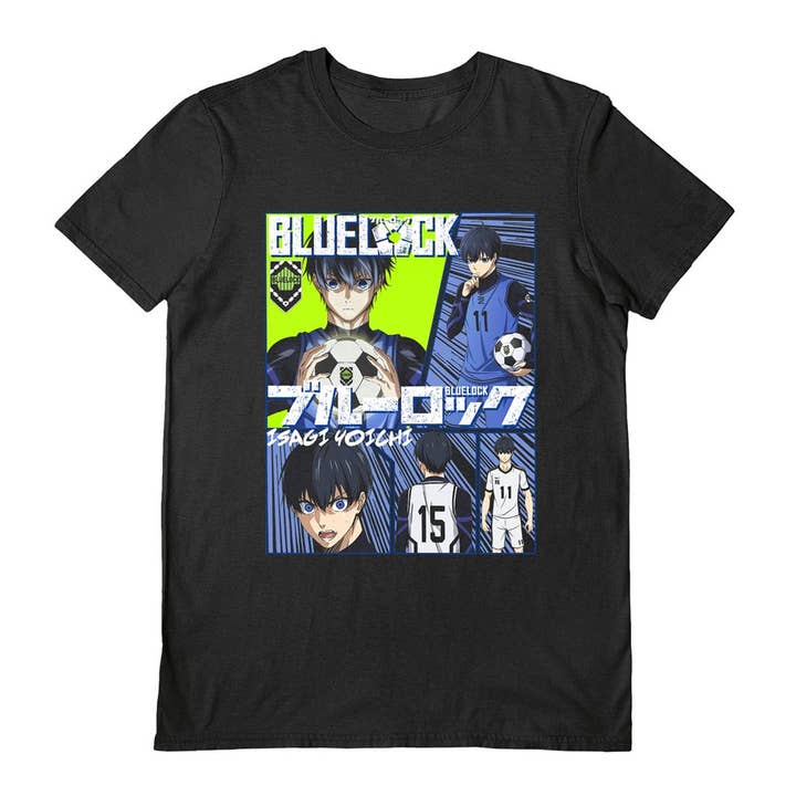 Pyramid International - Wholesale T-Shirt - Unisex - Blue Lock (Isagi Yoichi) Black T-Shirt