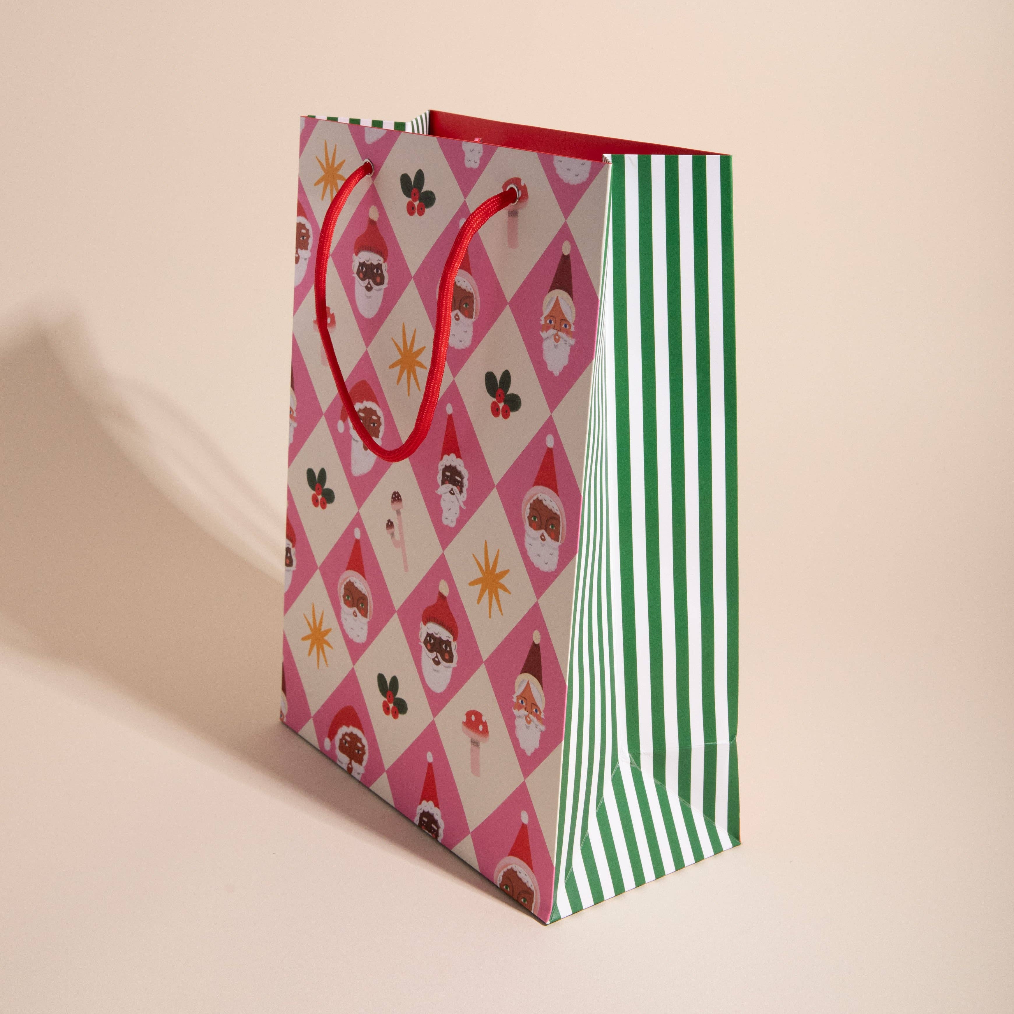 Carolyn Suzuki - Wholesale Gift Bag - ALL THE SANTAS - Gift Bag1