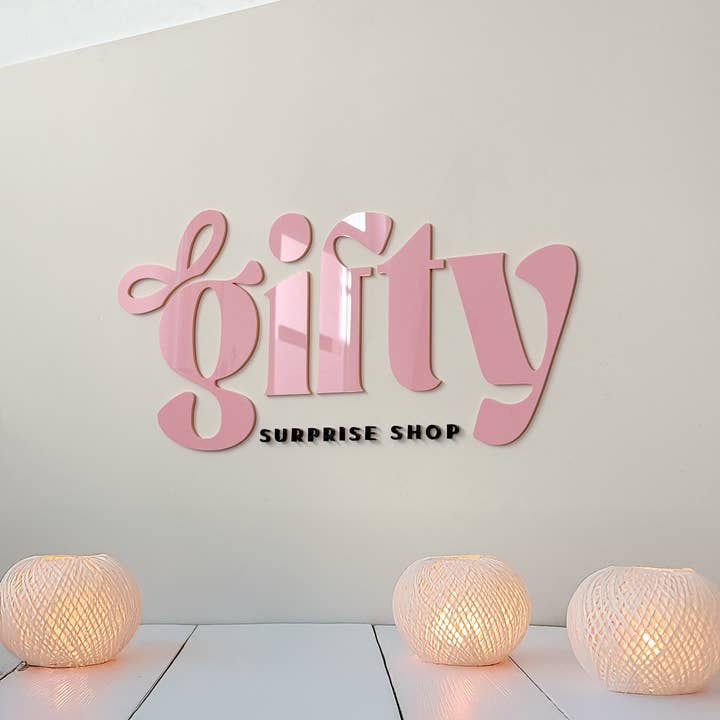 Stor vægskilt lyserød pastel for engroshandel hos Lasartify