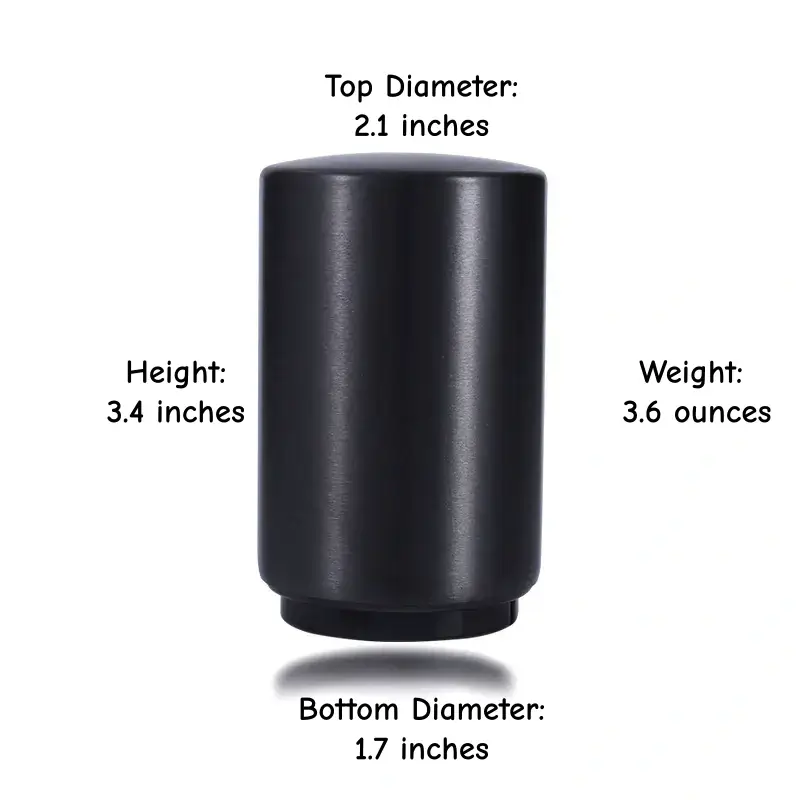 Otterware – wholesale Flask-/vinöppnare – Automatisk tryck-ner kapsylöppnare (rostfritt stål)4