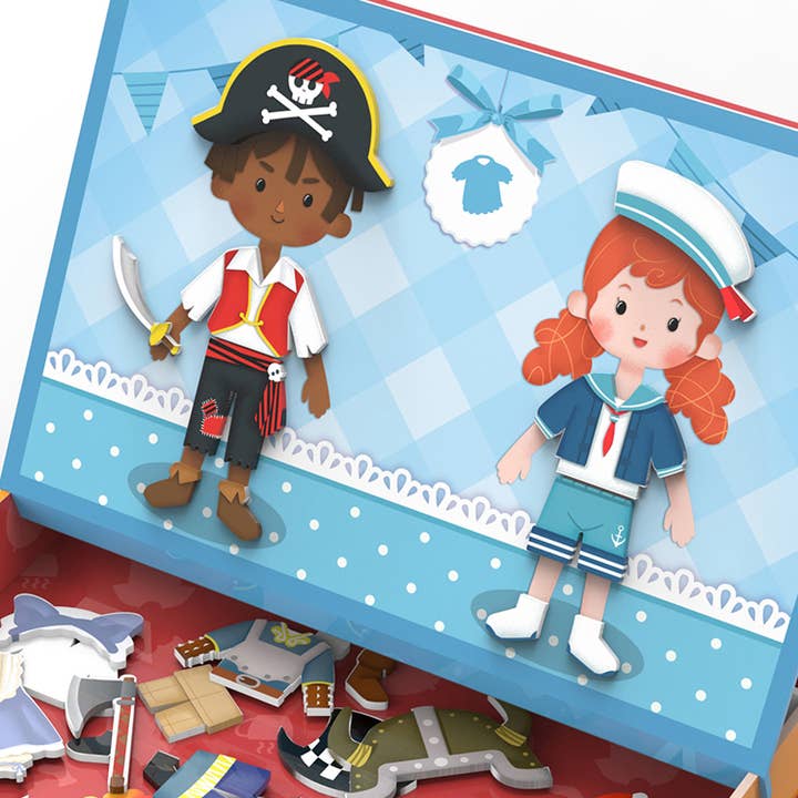 Leo & Friends - Wholesale Puzzle - Kids - Leo & Friends Magnetic Dressing Kit, 66-Pieces5