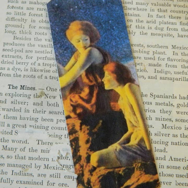 Bookmark Art Maxfield Parrish Contentment por atacado de Sarah Wood Studio