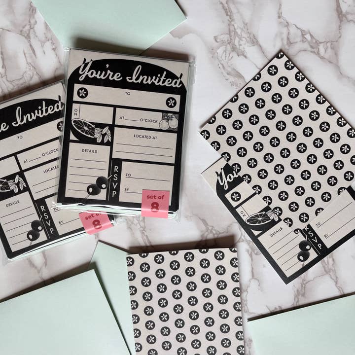 Nowhere In Paradise - Wholesale Invitations - “You’re Invited” Fill-In Party Invitations, Set of 82