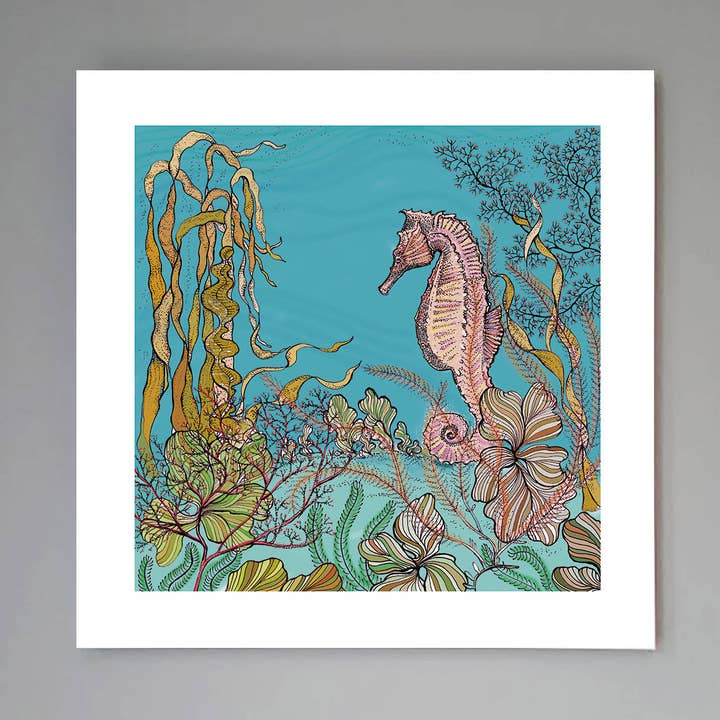 Impressão artística 'Seahorse' por atacado de Fay's Studio