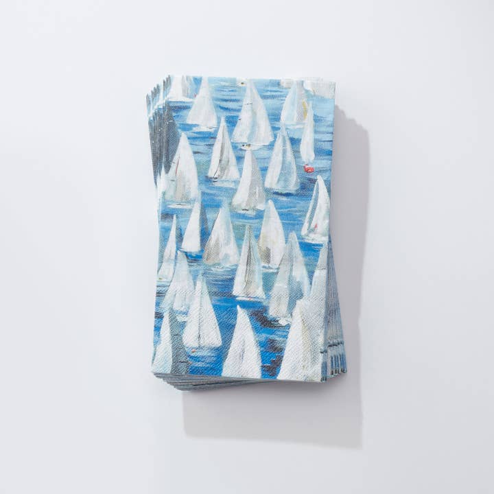 Guest Towel (Set of 12) - Race Day for wholesale by Kim Hovell Art