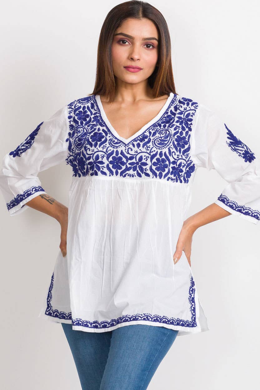 Sevya Handmade – wholesale Tunic – Women’s – Ramani Embroidered Tops20