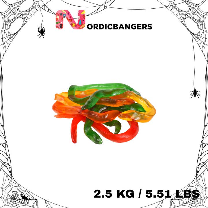 Svenskt halloween-godis - Jättesnäckor for wholesale by Nordicbangers - Swedish Candy Supply