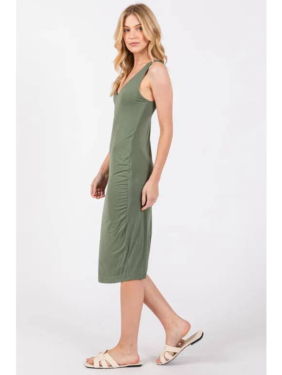 Final Touch - Wholesale Dress - Women's - Double Layer Bodycon Dress - D160033