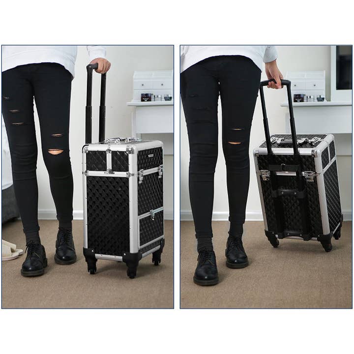 Mia Home - Wholesale Makeup Storage Box - Nancy's Make-Up Case - Trolley Multi-Case Jewellery Box -...
