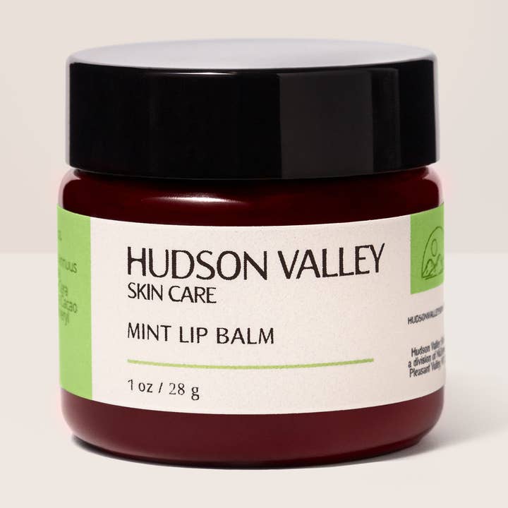 Mint Lip Balm for wholesale by Hudson Valley Skin Care