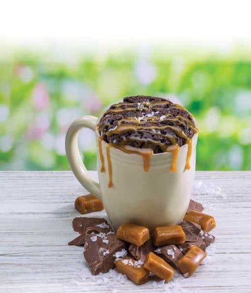 molly&you® - Wholesale Brownie Mix - Salted Caramel Brownie Microwave Single