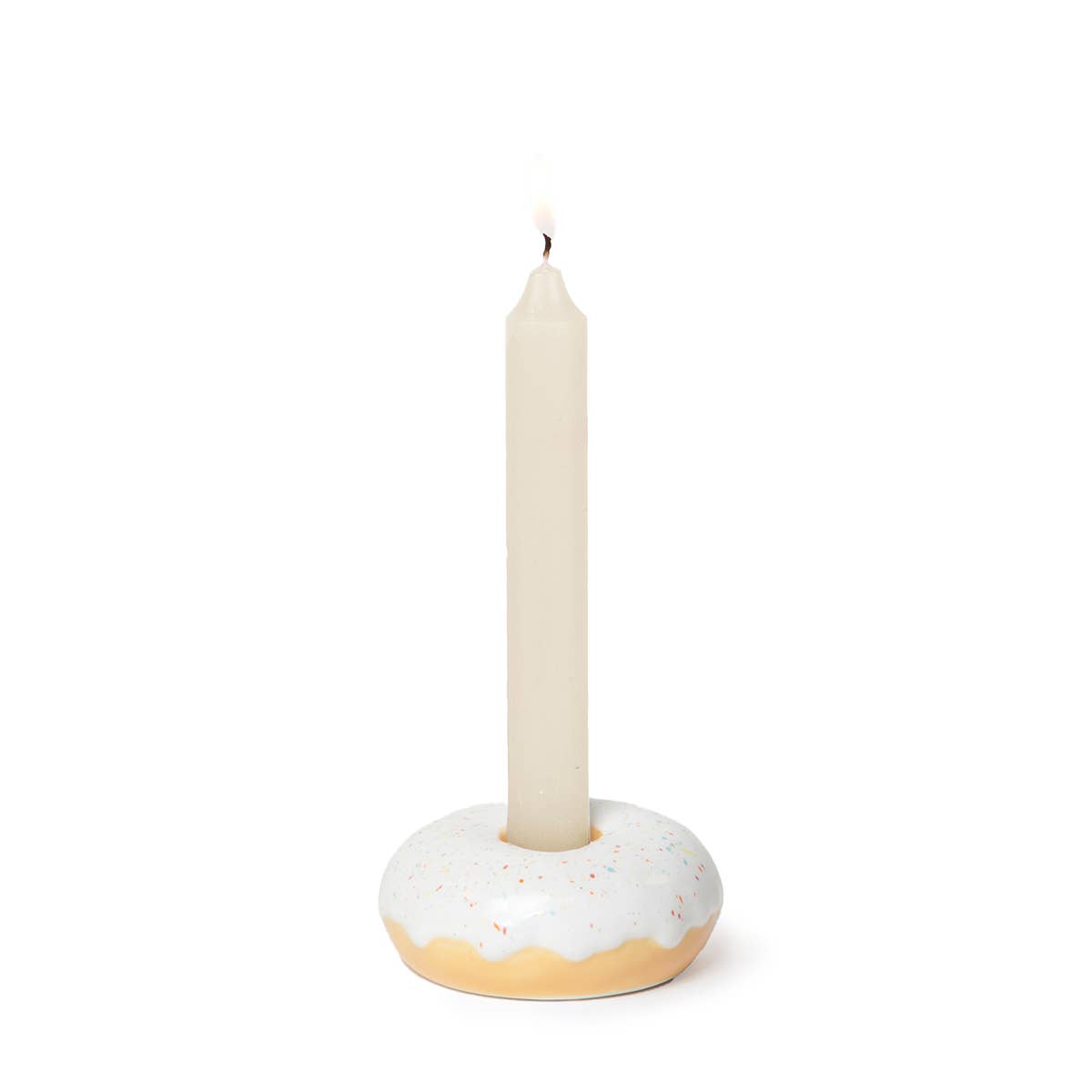 Until Pty Ltd - Wholesale Candle holder - DOIY Fast Food Candle Holder Donut White2