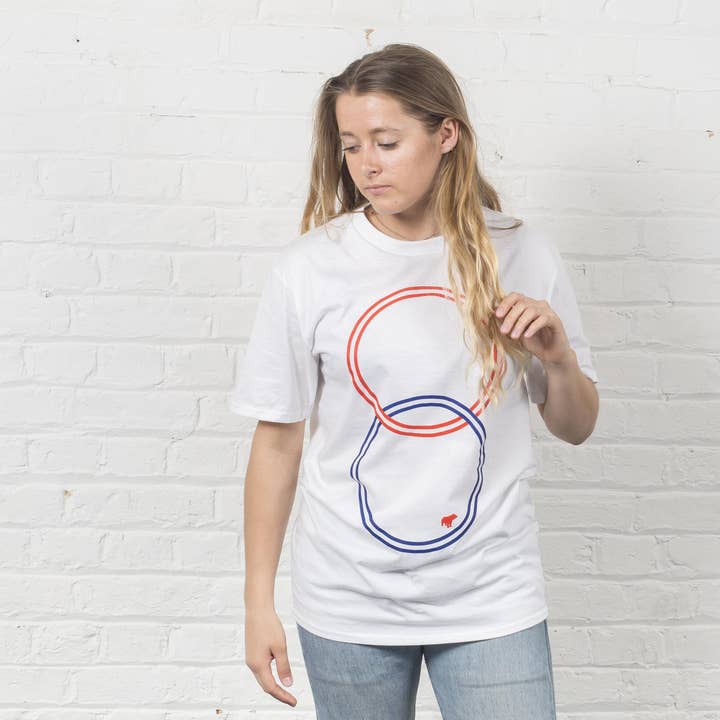 Plain Bear - Wholesale Screen Printed T-Shirt - Unisex - Rings Screen Printed T-Shirt, Unisex, 100% Cotton1