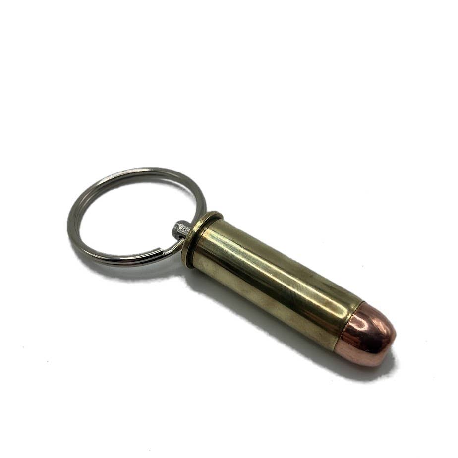 Vermont Cut Coins & 2nd Shot Round - Wholesale Keychain - Unisex - Bullet Keychains Style2- Many Calibers - .223 .45 9mm 50 BMG3