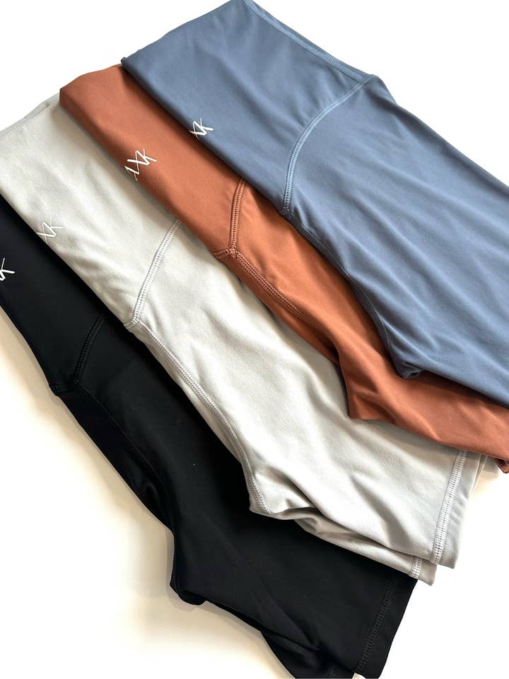 AXK Maternity - Wholesale Shorts - Maternity - AXK CORE Maternity Bike Short - Brown5