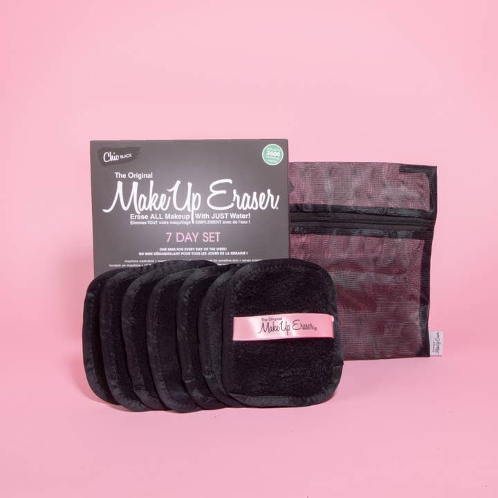 MakeUp Eraser - Wholesale Makeup Remover - Chic Black 7-Day Set | SALE