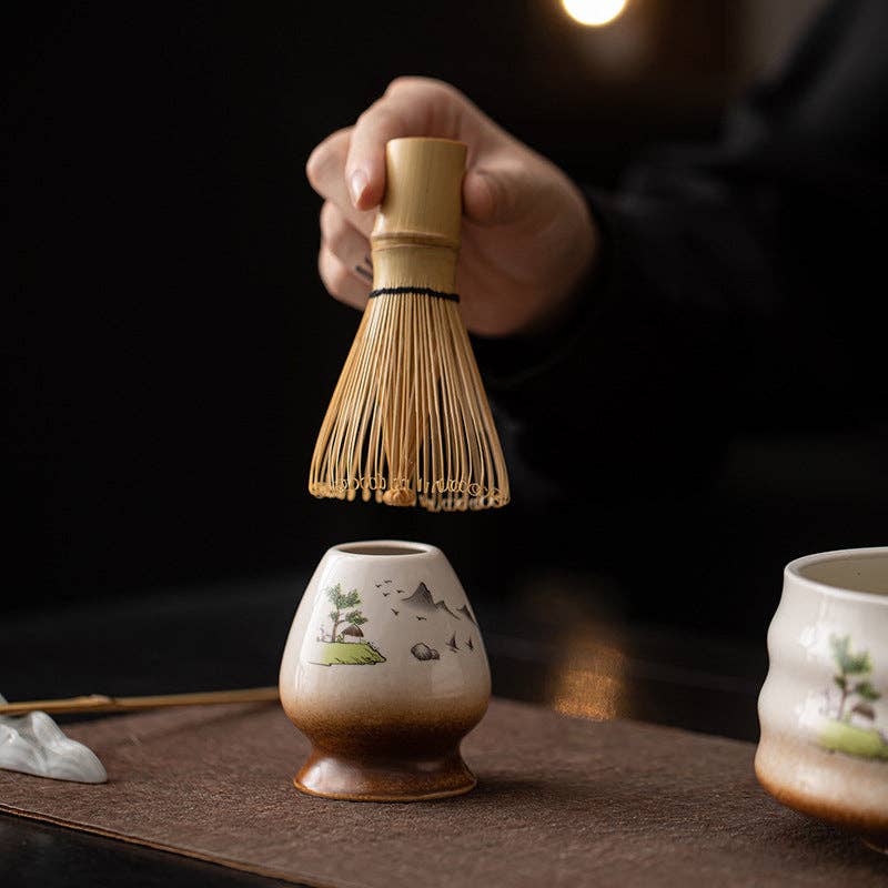 Gohobi （We cover U.S. import duties） - Wholesale Tea Set - Gohobi Ceramic Matcha Set 05017