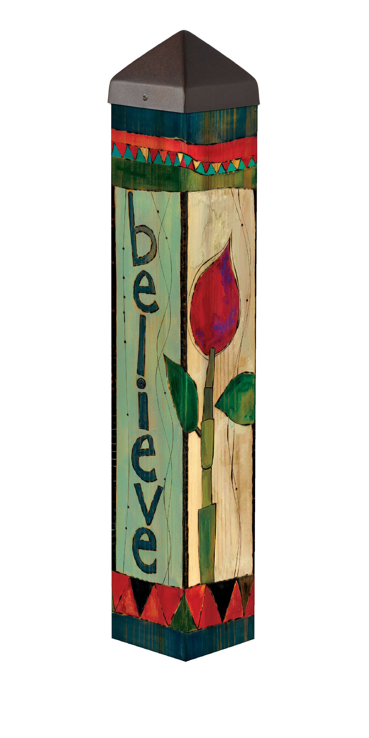 Studio M - Wholesale Garden/Lawn Stake - Believe 20" Art Pole3
