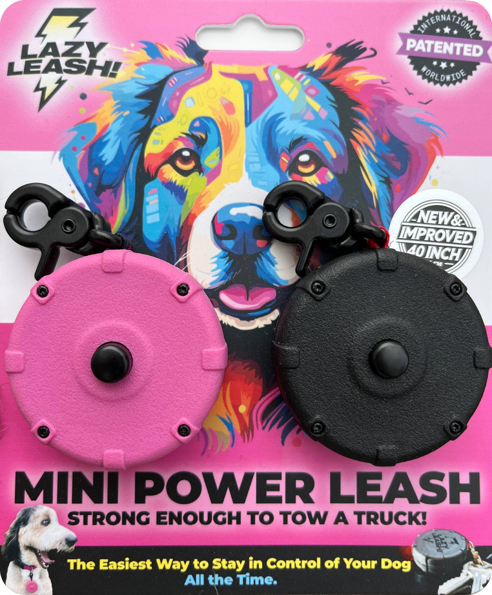 Lazy Leash! – Engroshandel Hundesnor - Hund – Ny og forbedret Lazy Leash! Sikker og nem 2pc strømpakkemix  7