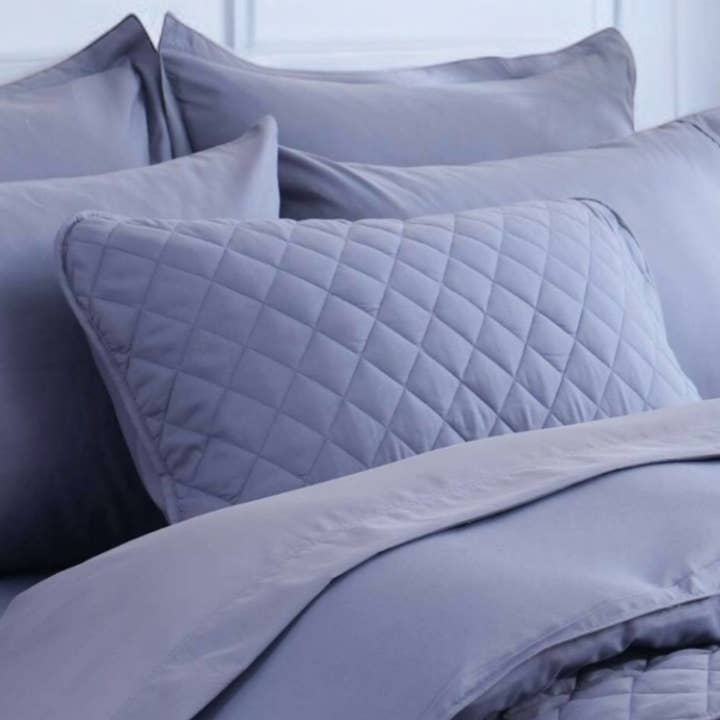 Ocean Fine Bedding Quilted Sham for wholesale by Daniel Design Studio