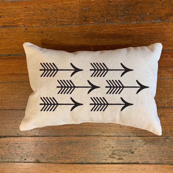 Handgemaakt Multi Pijlen In Flight Grafisch Kussen voor wholesale door B.Berish