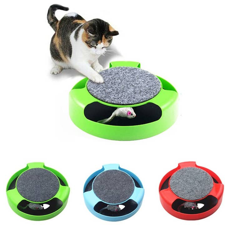 VIGOR - Wholesale Pet Toy - Cat - All cats Interactive Cat Tunnel Toy Moving Mouse Rotating Sm