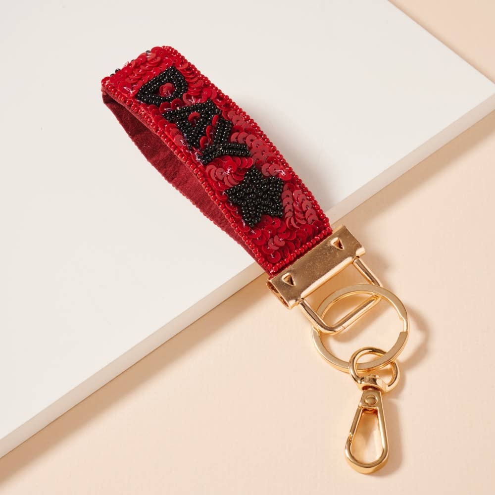 Frem - Wholesale Keychain - Women's - Game Day Seed Beaded Key Chains6