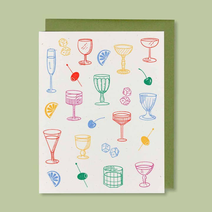 Carte de vœux en verrerie colorée pour la vente par hey ✿ sooj