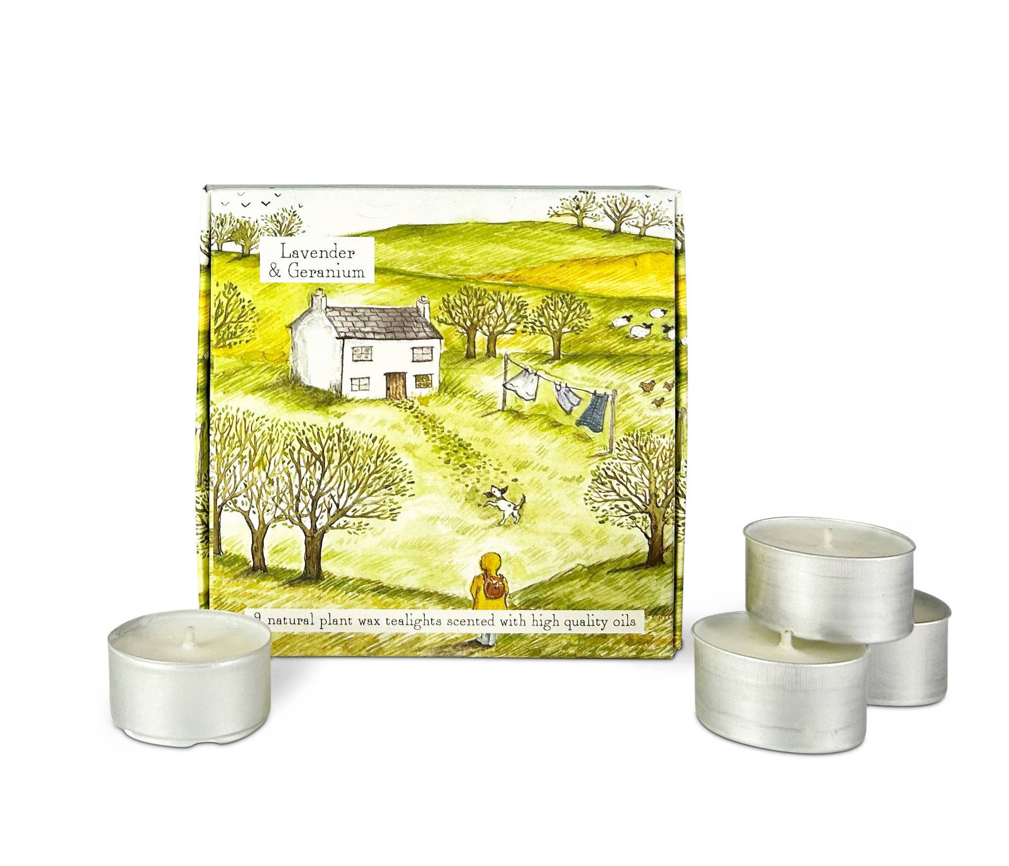 Heaven Scent Incense Ltd - Wholesale Tea light candles - Country Life Range - Box of 9 Scented Tealights4